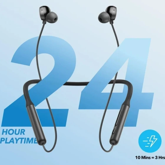هدفونهندزفری بلوتوثی گردنی انکر مدل SoundCore Life U2i همراه با 18 ماه گارانتی شرکتی